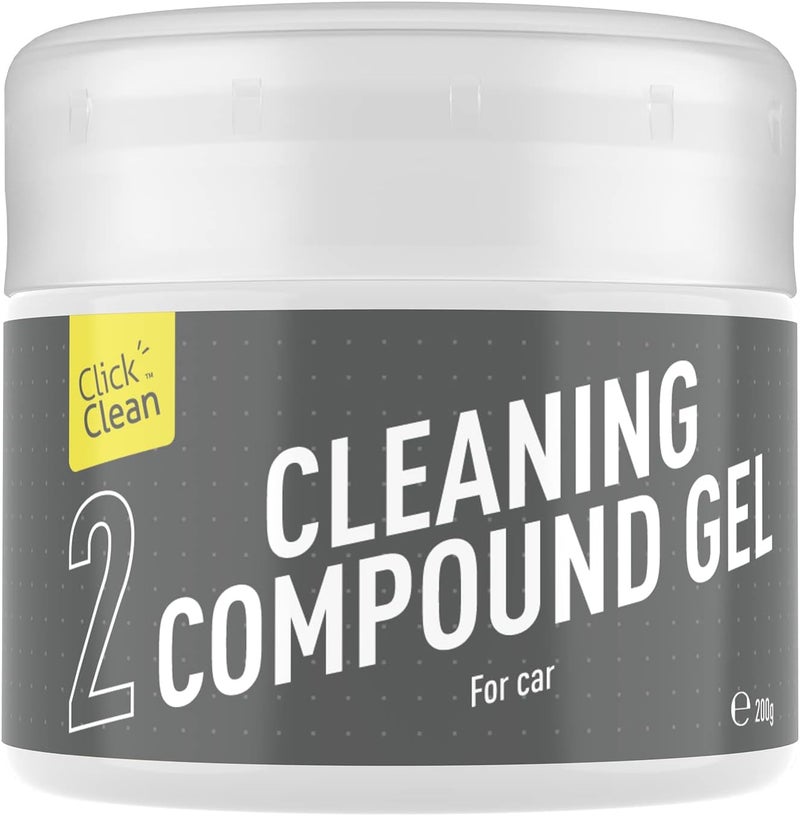 CLICK CLEAN Cleaning Gel for Car, 7oz Car Detailing Tools, Cleaning Putty Gel, Car Interior Cleaner Universal Dust Cleaner for Keyboard, Laptop, Air Vents - Image 2